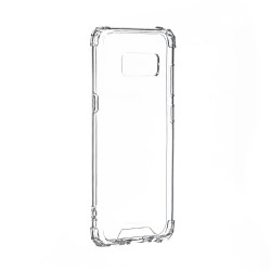 Capa de Silicone com Cantos Duras para Samsung Galaxy S8 Transparente Capa de Silicone com Cantos Duras para Samsung Galaxy S8 Transparente